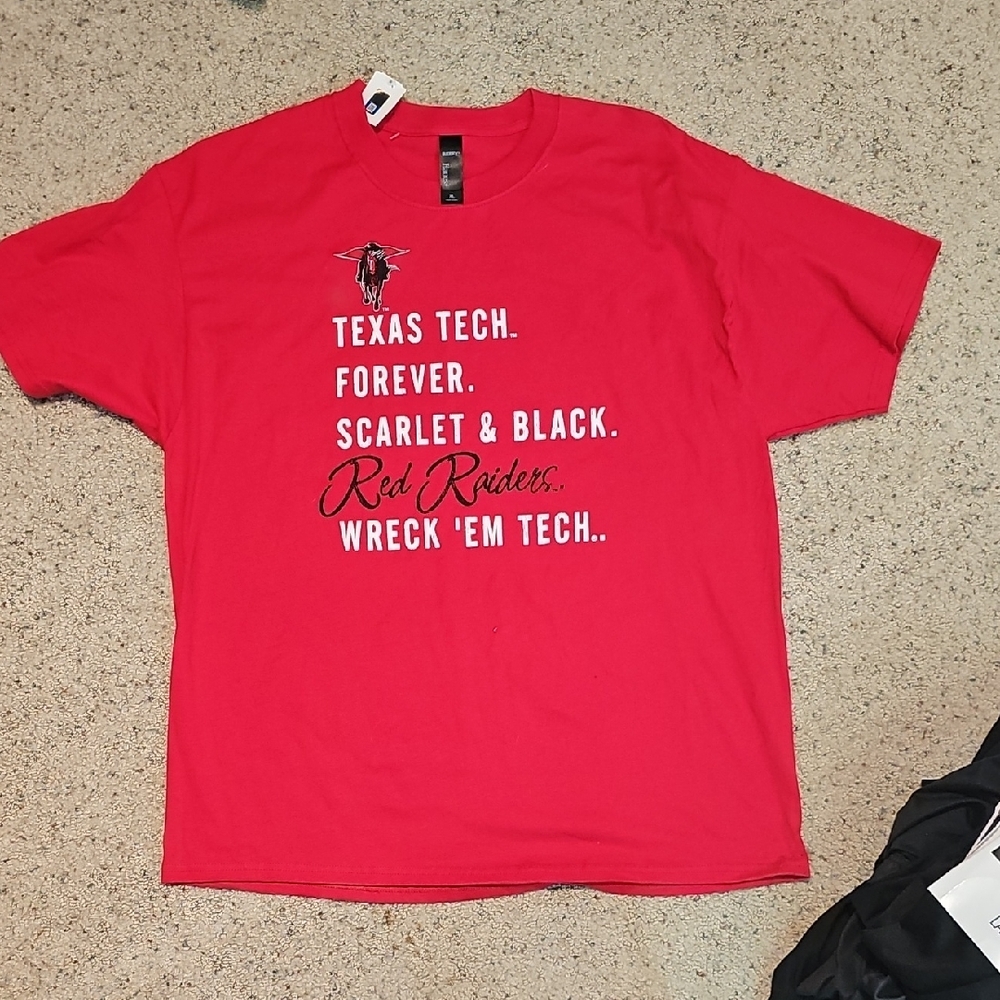 Texas Tech Red Raiders Graphic T-Shirt  – New With Tags